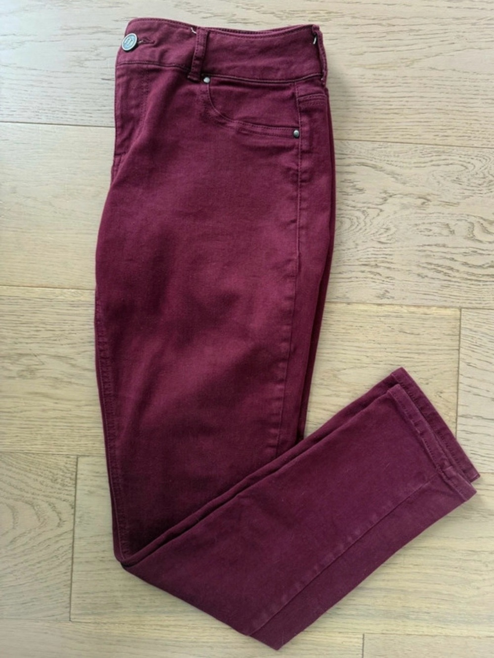 Maurices Wine Skinny Jeans